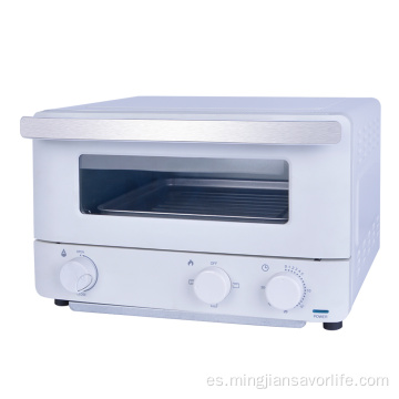 Mini horno tostador de vapor eléctrico para hornear portátil de 13 l